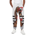 Dachshund With Red Sunglasses Print Cotton Sweatpants