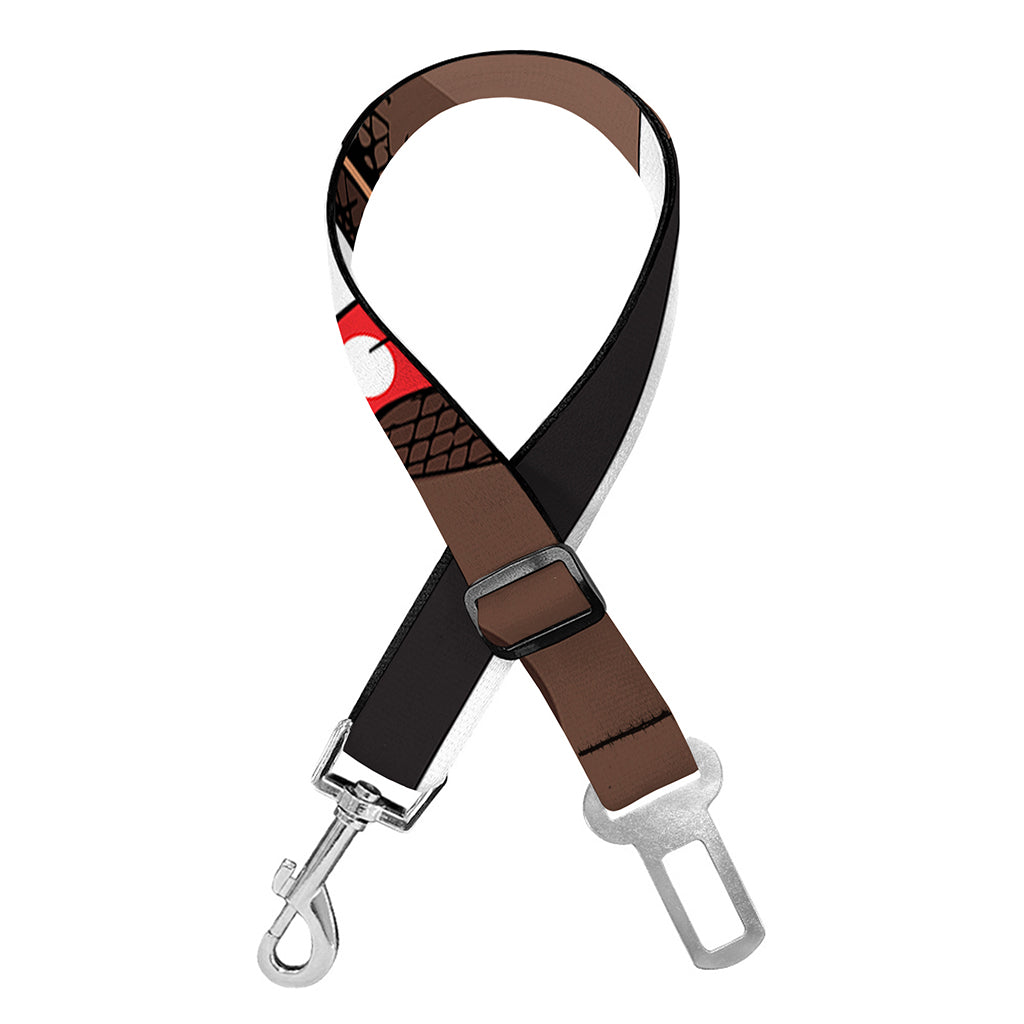 Dachshund With Red Sunglasses Print Dog Seat Belt