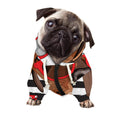 Dachshund With Red Sunglasses Print Dog Zip Up Hoodie