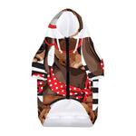 Dachshund With Red Sunglasses Print Dog Zip Up Hoodie