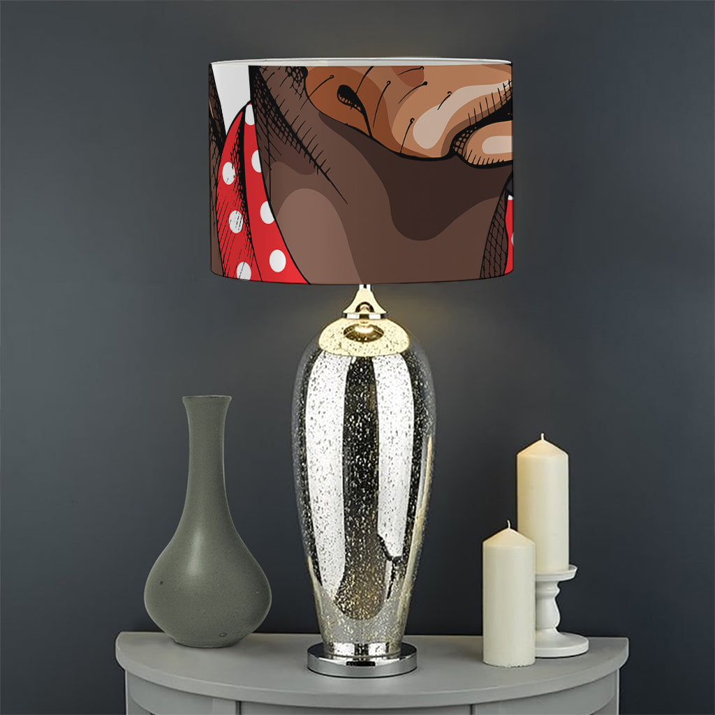 Dachshund With Red Sunglasses Print Drum Lamp Shade