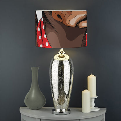 Dachshund With Red Sunglasses Print Drum Lamp Shade