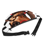 Dachshund With Red Sunglasses Print Fanny Pack