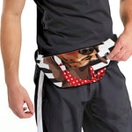 Dachshund With Red Sunglasses Print Fanny Pack