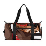 Dachshund With Red Sunglasses Print Gym Bag