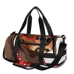 Dachshund With Red Sunglasses Print Gym Bag