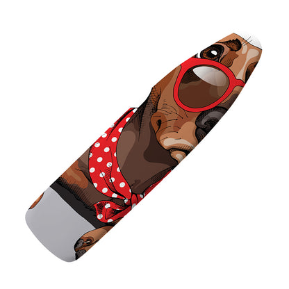 Dachshund With Red Sunglasses Print Ironing Board Cover