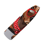 Dachshund With Red Sunglasses Print Ironing Board Cover