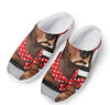 Dachshund With Red Sunglasses Print Mesh Casual Shoes