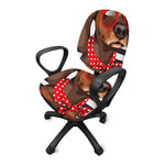 Dachshund With Red Sunglasses Print Office Chair Cover