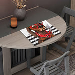 Dachshund With Red Sunglasses Print Placemat