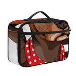 Dachshund With Red Sunglasses Print Portable Lunch Bag