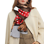 Dachshund With Red Sunglasses Print Scarf