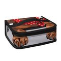 Dachshund With Red Sunglasses Print Small Lunch Bag