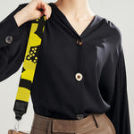 Daffodil And Mimosa Pattern Print Bag Strap