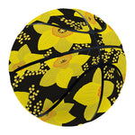 Daffodil And Mimosa Pattern Print Basketball
