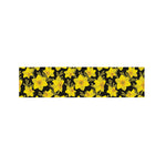 Daffodil And Mimosa Pattern Print Bed Runner