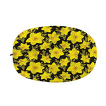 Daffodil And Mimosa Pattern Print Car Side Mirror Covers
