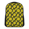 Daffodil And Mimosa Pattern Print Casual Backpack