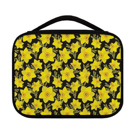 Daffodil And Mimosa Pattern Print Classic Bible Case