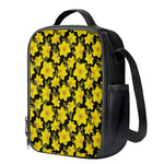 Daffodil And Mimosa Pattern Print Crossbody Lunch Bag