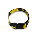 Daffodil And Mimosa Pattern Print Dog Collar