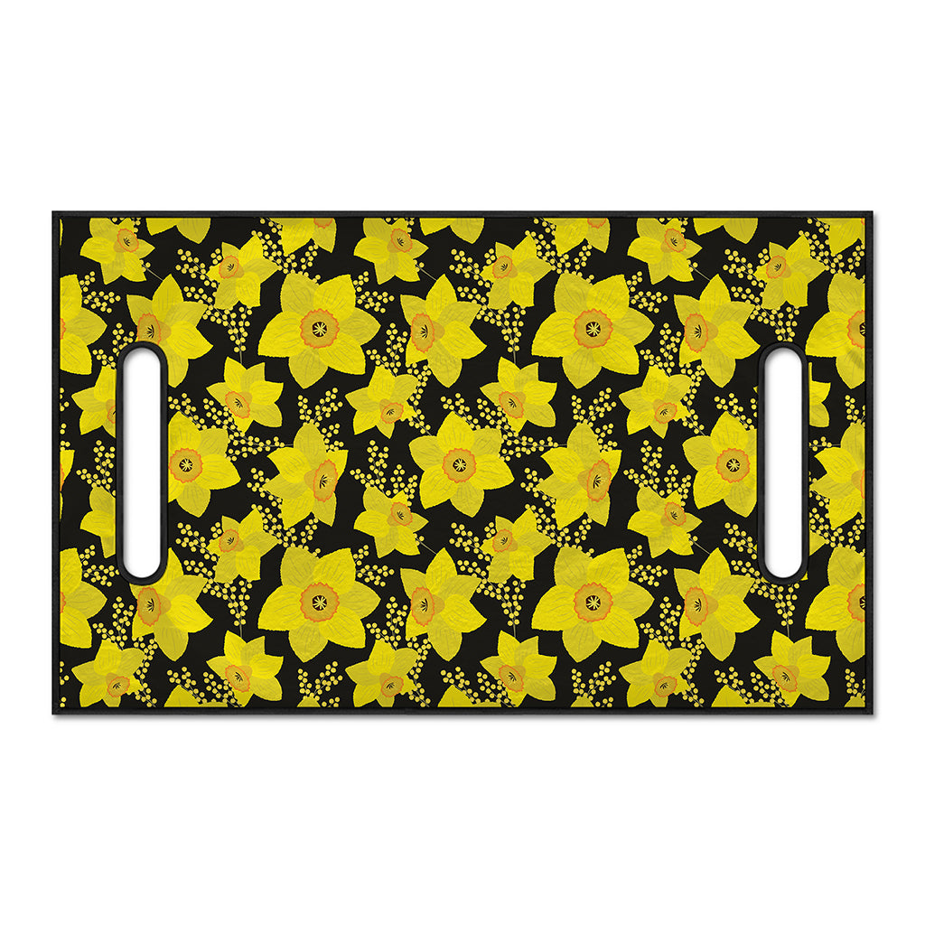 Daffodil And Mimosa Pattern Print Golf Cart Seat Cover