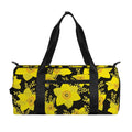 Daffodil And Mimosa Pattern Print Gym Bag