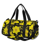Daffodil And Mimosa Pattern Print Gym Bag