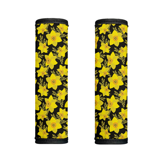 Daffodil And Mimosa Pattern Print Handle Covers