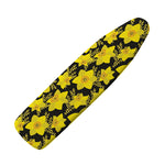 Daffodil And Mimosa Pattern Print Ironing Board Cover