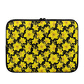 Daffodil And Mimosa Pattern Print Laptop Sleeve