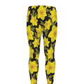Daffodil And Mimosa Pattern Print Men's Leggings