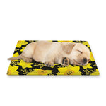Daffodil And Mimosa Pattern Print Pet Cooling Mat Cover