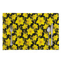 Daffodil And Mimosa Pattern Print Placemat