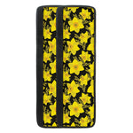 Daffodil And Mimosa Pattern Print Refrigerator Handle Covers