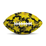 Daffodil And Mimosa Pattern Print Rugby Ball