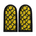 Daffodil And Mimosa Pattern Print Skillet Handle Cover