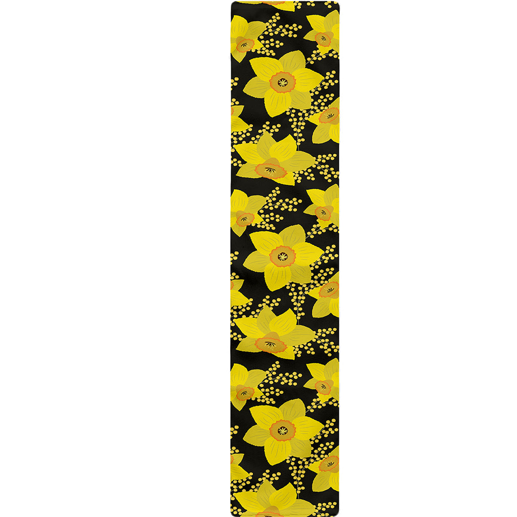 Daffodil And Mimosa Pattern Print Table Runner
