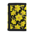 Daffodil And Mimosa Pattern Print Trifold Wallet