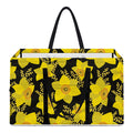 Daffodil And Mimosa Pattern Print Utility Tote Bag