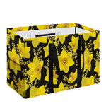 Daffodil And Mimosa Pattern Print Utility Tote Bag