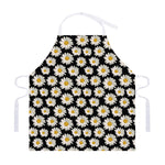 Daisy Flower Pattern Print Adjustable Apron