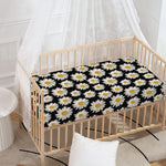 Daisy Flower Pattern Print Baby Crib Sheet