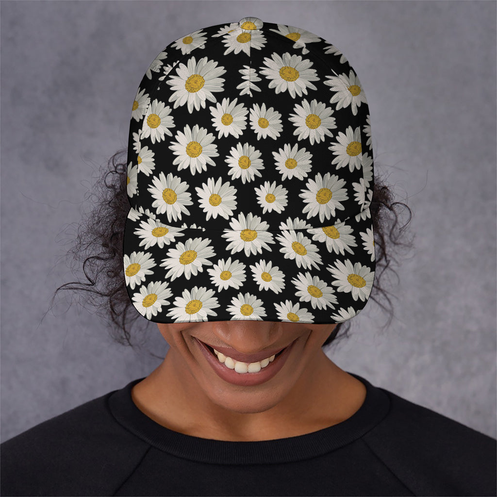 Daisy Flower Pattern Print Baseball Cap