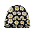 Daisy Flower Pattern Print Beanie