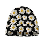 Daisy Flower Pattern Print Beanie