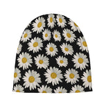 Daisy Flower Pattern Print Beanie