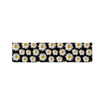 Daisy Flower Pattern Print Bed Runner