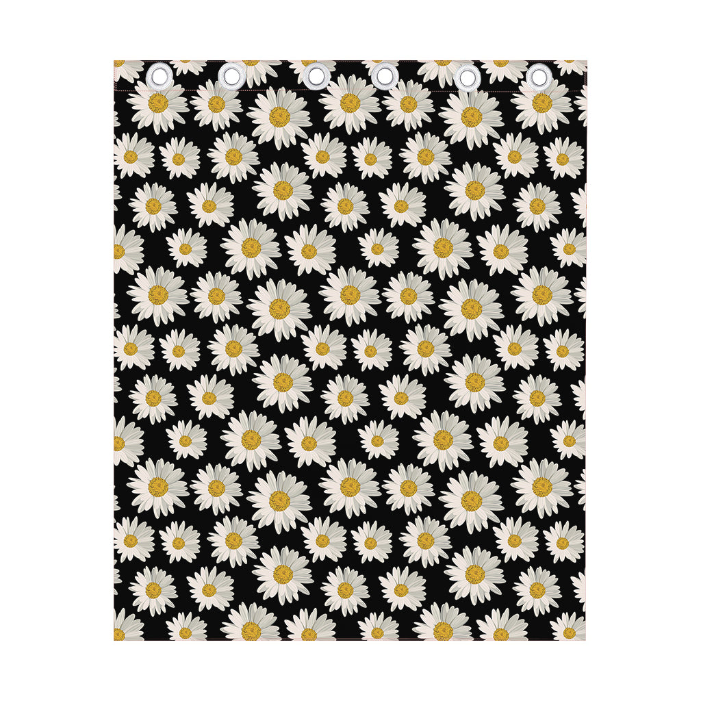 Daisy Flower Pattern Print Curtain